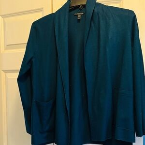 Women's teal Eileen Fisher Blue Jacket